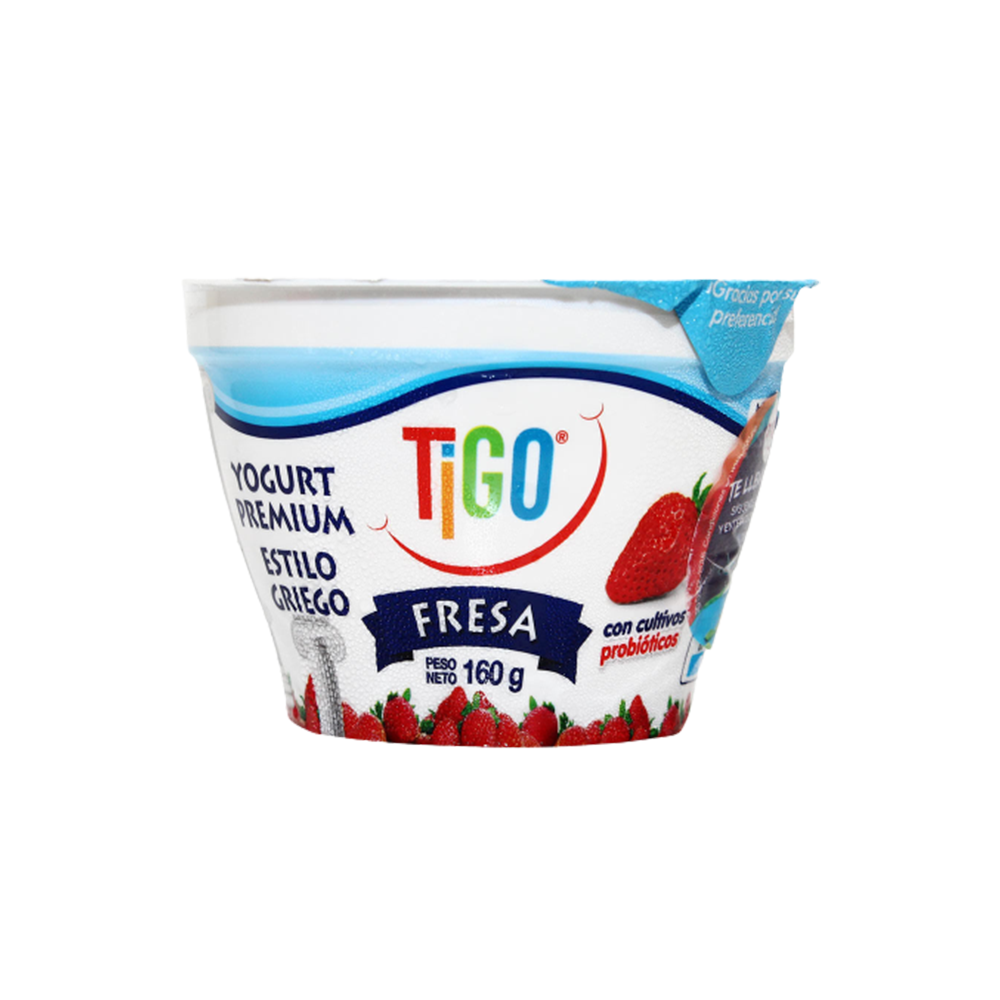 TIGO YOGURT GRIEGO FRESA*160G marketcircolo