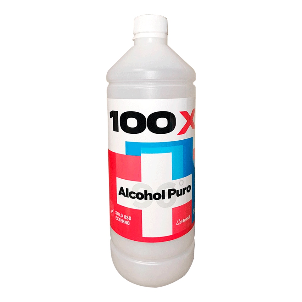 100X ALCOHOL PURO 96%*1LT