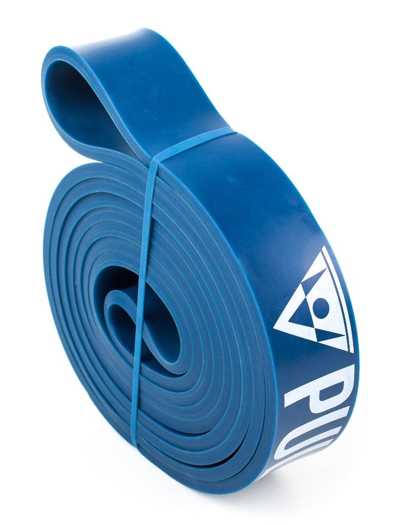 Banda Elástica Crossfit De Resistencia Color Azul.- Ancho 6.5cm- Grosor 5mm- Circunferencia 2 Mts- Resistencia: 100kg
