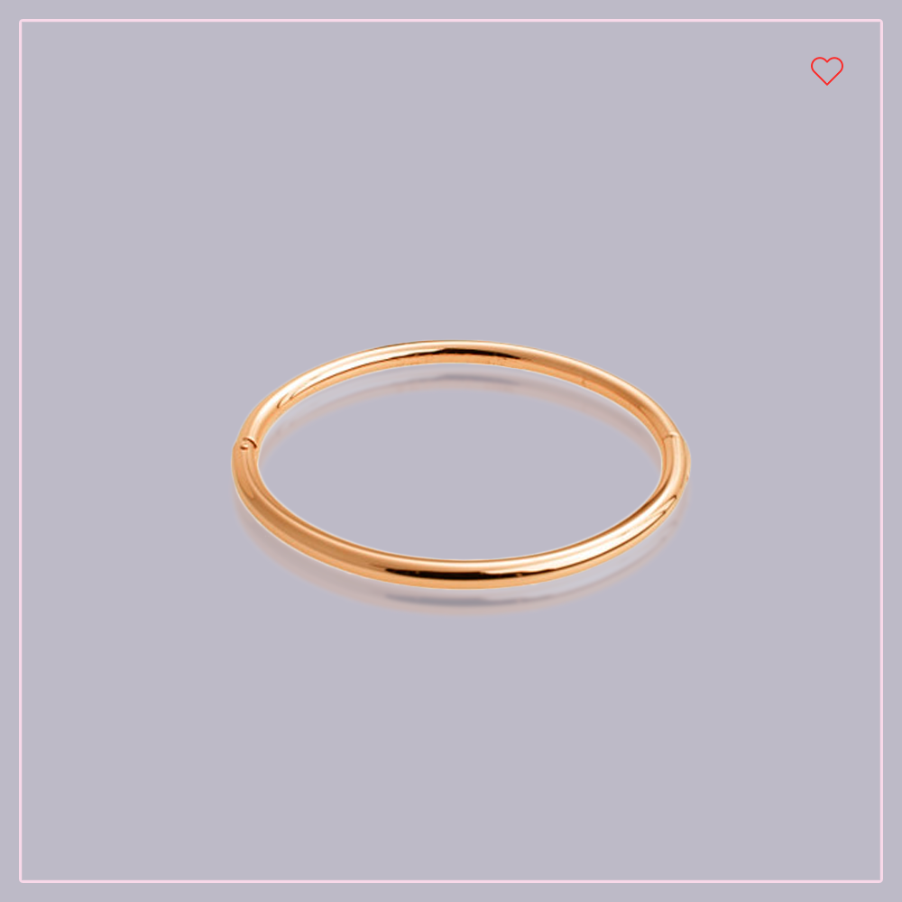 Pulsera clásica de acero dorado de la más alta calidad.
