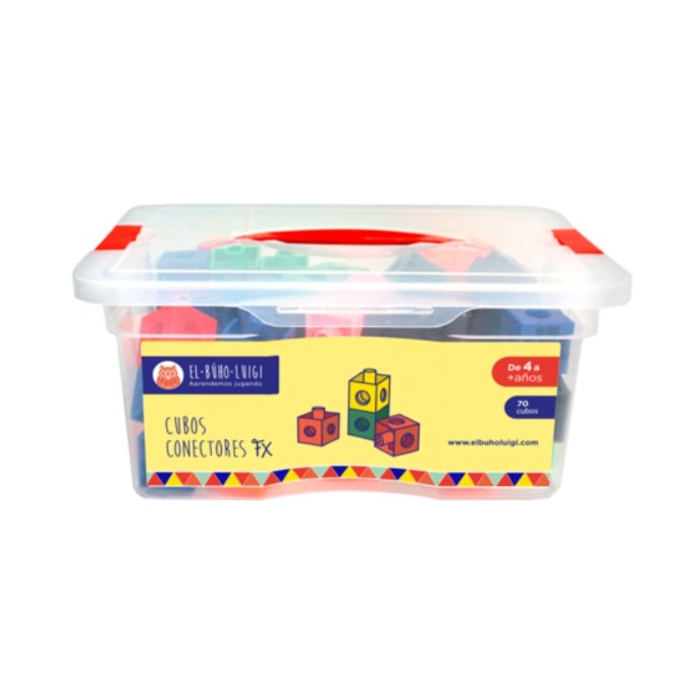 DE 4 AÑOS A MÁS

Es un material didáctico interactivo que permite a los niños realizar comparaciones de altura, medir sus construcciones y resolver situaciones que impliquen agregar y quitar desarrollando su pensamiento lógico.

Contenido:

• 70 cubos

• 01 instructivo


