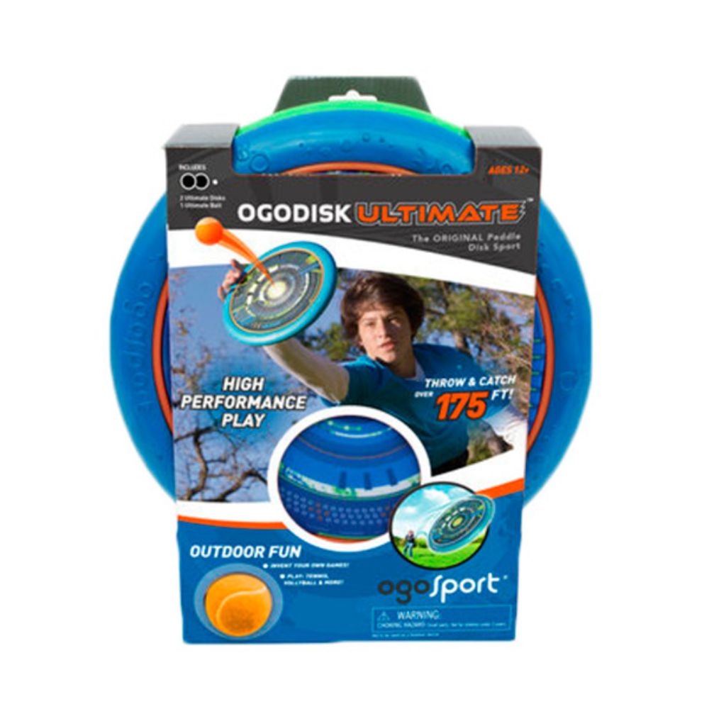 DE 12 AÑOS A MÁS

Es recomendado para jugadores competitivos en espacios grandes.

Contenido:

• 02 discos trampolines de 12” en color azul y verde.

• 01 pelota ultimate.

Materiales:

• Gomaeva, Nylon-spandex.
