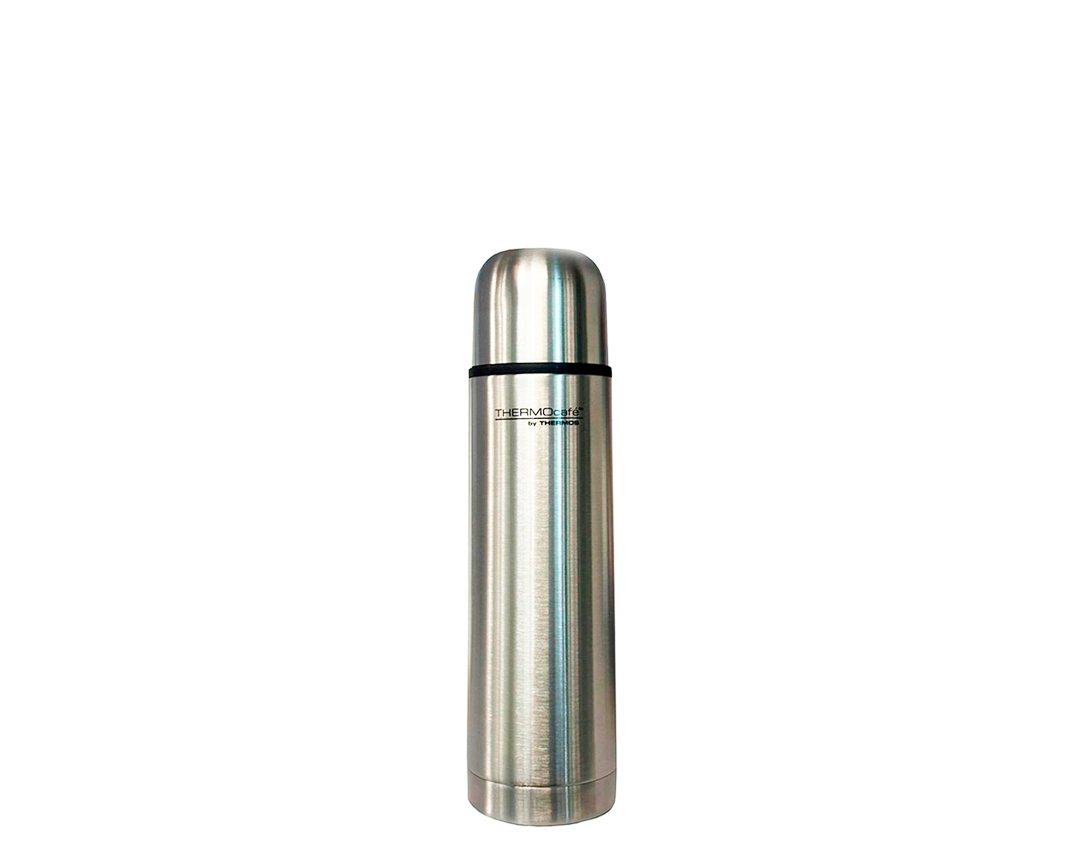 Características:


	Capacidad: 350ML, 500ML Y 1L.
	Material: Interior y exterior de acero.
	Tapa rosca, se puede utilizar como taza.
	Incluye funda de Neopreno.
	Sistema antiderrame.
	Conserva: líquidos fríos (24 horas) y calientes (8 horas).
	No retiene olores
	Medidas 0.35L: 20 cm altura x 7 cm diámetro (base)
	Medidas 0.5L: 24.3 cm altura x 7 cm diámetro (base)
	Medidas 1L: 31 cm altura x 9 cm diámetro (base)

