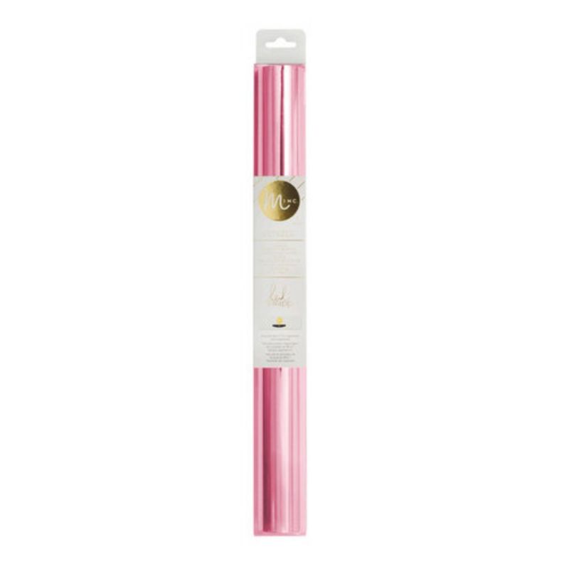 Foil Minc 12.25&quot; Pink&quot;

Lamina especial para usarla con la lamiadora Minc de Heidi swapp.

El rollo mide 31,12 cm de ancho x 1.8 mts de largo.

Equipo Scrapyart
