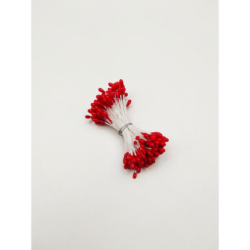 Pistilos rojos perlados para decorar todos tus proyectos de flores, de tarjetería, scrapbooking, mixed media y otras manualidades.

Bolsa x 3 atados.

 

Equipo de Scrapyart
