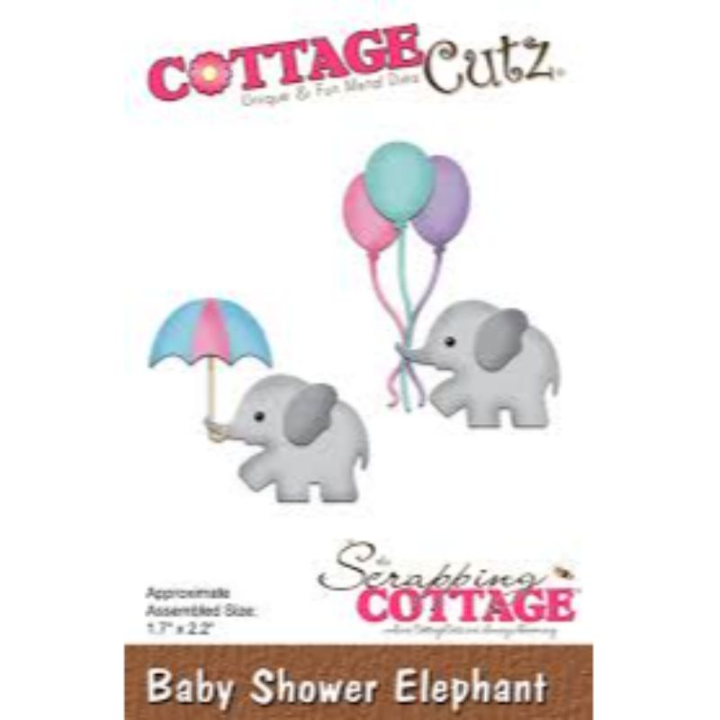 Troquel &quot;Baby Shower Elephant&quot;

Troquel de diseño exclusivo de Cottage Cutz, de excelente aleación que garantiza su durabilidad, buen corte, perfecto embossado y libre de corrosión.  Es compatible con todas  las marcas conocidas de troqueladoras como: WeR, Sizzix , Ellison , CuttleBug, SpellBinders  entre otras. 

Corta papel, cartulina , foami, tela ,paño lenci, láminas de aluminio.

Equipo Scrapyart
