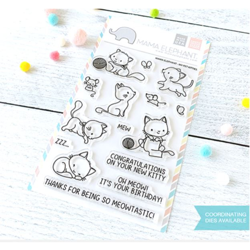 Coleccion de sellos de silicona de excelente calidad, ideales para colorear y realzar tus proyectos de tarjetería, scrapbooking y otras manualidades.Garantizan durabilidad y excelente estampado.
