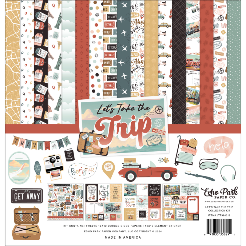 Este kit de cartulinas cuenta con 24 hojas de papel de doble cara. Se puede usar en tarjetas, páginas de álbumes de recortes y álbumes de fotos, etiquetas, diarios, planificadores y otros proyectos de elaboración de papel y medios mixtos. Libre de ácido y lignina. 

medidas: 12 x 12 pulgadas
