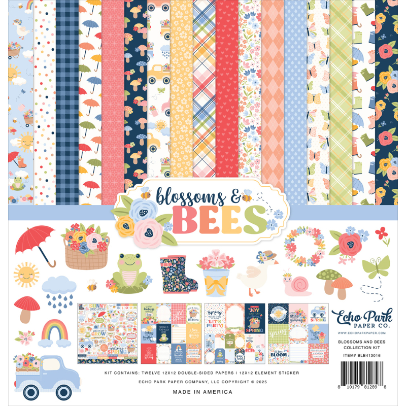 Este kit de cartulinas cuenta con 24 hojas de papel de doble cara. Se puede usar en tarjetas, páginas de álbumes de recortes y álbumes de fotos, etiquetas, diarios, planificadores y otros proyectos de elaboración de papel y medios mixtos. Libre de ácido y lignina. 

medidas: 12 x 12 pulgadas
