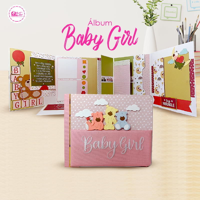 Album &quot;BABY GIRL&quot; (Kit Hazlo tu mismo)

Aprenderan a realizar un álbum con diferentes técnicas:  

 -Forrado en lino bordado.

- Album con 4 estructuras diferentes .

-Dimensión del álbum: 24x 20cm

-Capacid 45 Fotos 

Incluye los materiales para su elaboración en nuestro taller de scrapbook (martes, jueves y sábados)  dictado por la profesora Lucy Garcia Chavez.

Consulta: 982878609
