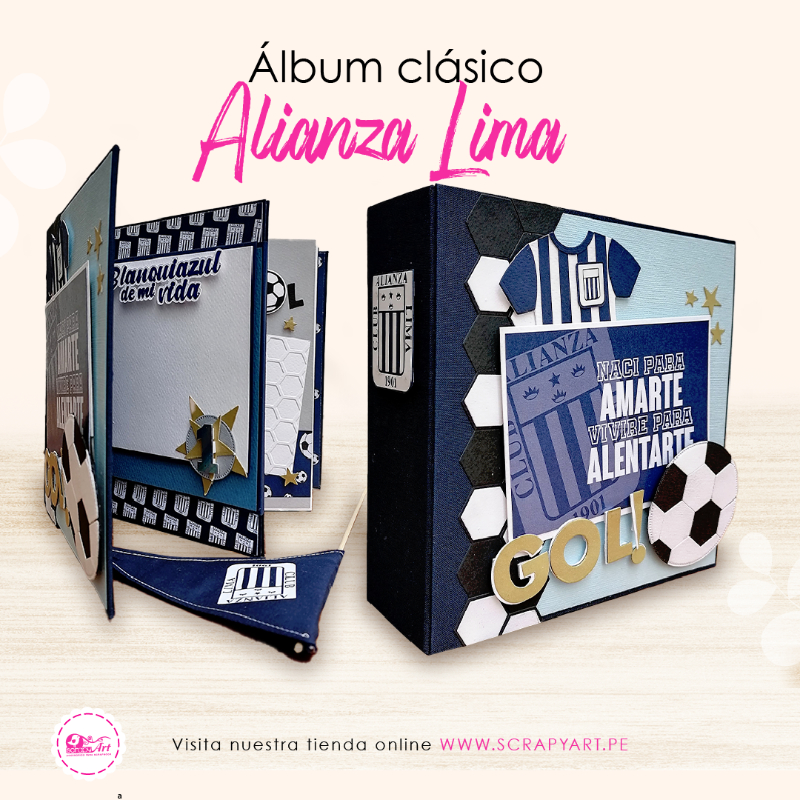 Album &quot;ALIANZA LIMA &quot; (Terminado)

Guarda tus fotos de esos inolvidables momentos.

Terminado y listo para que lo disfrutes o regales .

- Album con 4 estructuras diferentes .

-Dimensión del álbum: 19 x 20cm

-Capacid 25 Fotos 

Consulta: 982878609

