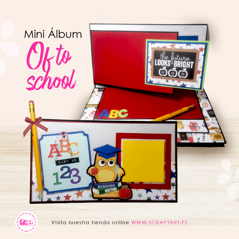 Mini Album &quot;OFF TO SCHOOL&quot; (Terminado)

Guarda tus fotos de esos inolvidables momentos.

Terminado y listo para que lo disfrutes o regales .

 - Album desplegable .

-Dimensión del álbum: 25 x 14cm hasta 57cm

-Capacid 15 Fotos Grandes

Consulta: 982878609
