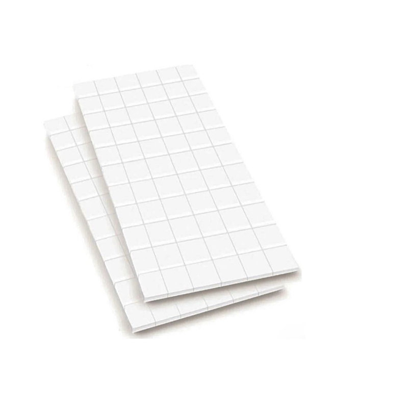 Mini pop dots adhesivos de forma cuadrada para trabajar en 3D, ideales para todos tus proyectos de tarjetería, scrapbooking, encuadernacion, cartonaje y otras manualidades.
