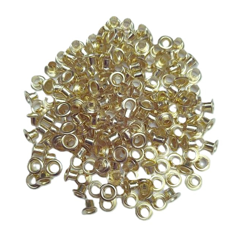Dele a su creación un toque con los eyelets dorados. Ideales para todos tus proyectos de scrapbooking, tarjetería, encuadernacion y otras manualidades Los ojales se pueden usar con el Crop-A-Dile o Big Bite.

Equipo Scrapyart
