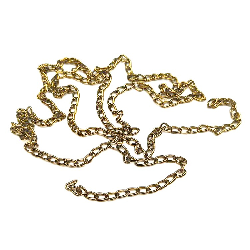 Hermosa cadena bronce para bisuteria, scrap y mas.

4m
