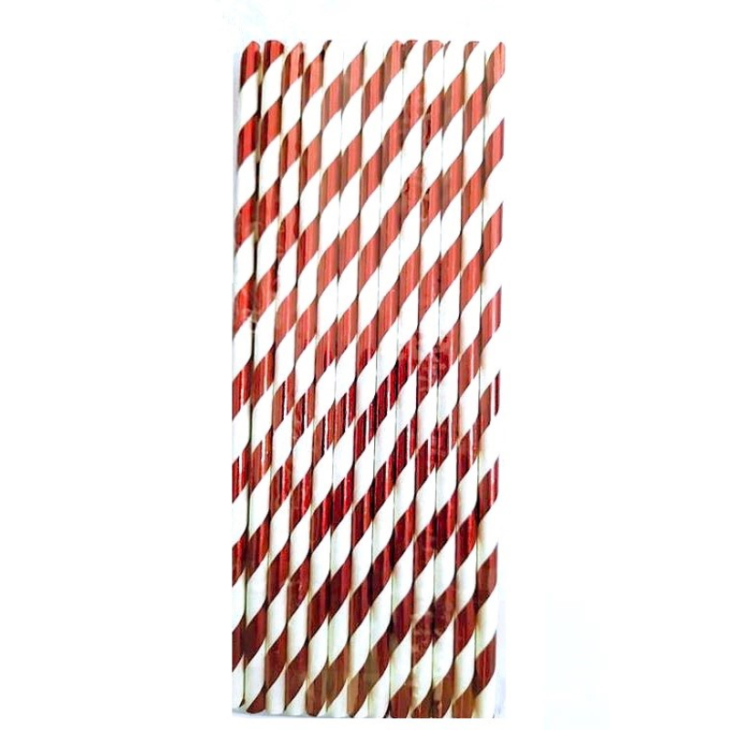 Sorbete de Papel con Rayas Rojo metálicos

Cantidad : 100 unidades
