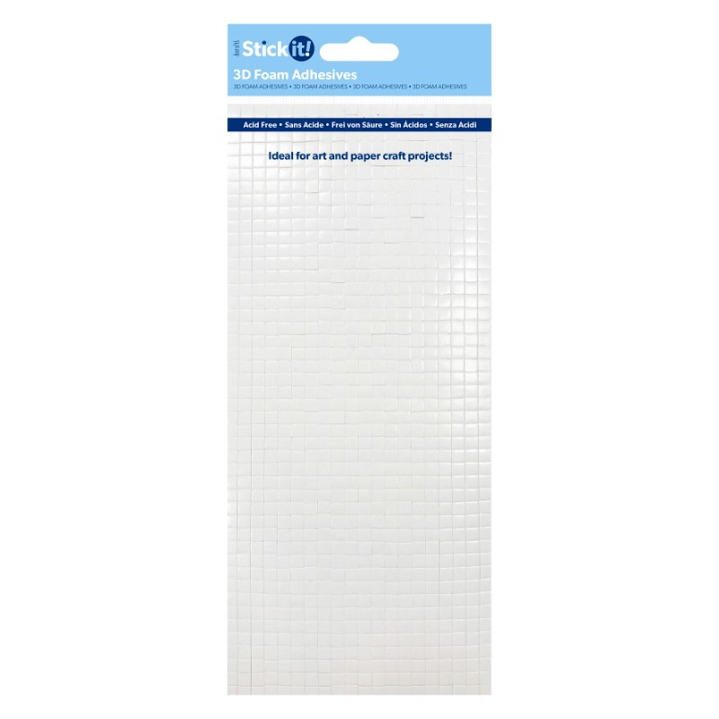 Mini pop dots adhesivos de forma cuadrada para trabajar en 3D  , ideales para todos tus proyectos de tarjetería, scrapbooking, encuadernacion, cartonaje y otras manualidades.

Medida: 5 mm
