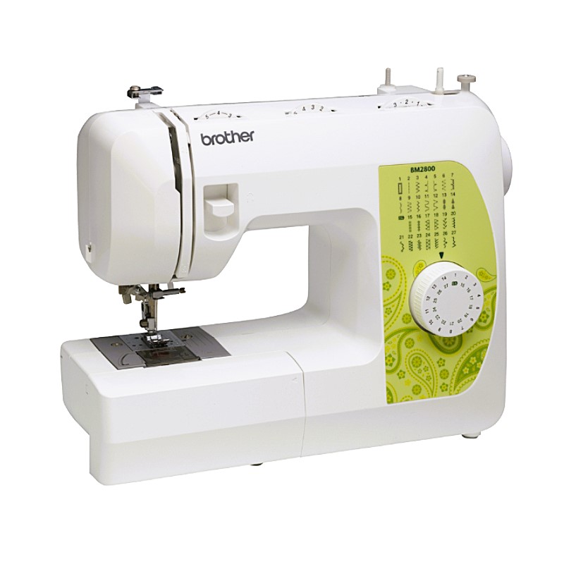 
caracteristicas principales 


	27 puntadas incorporadas
	Velocidad de hasta 800 puntadas por minuto
	Ojal automático en un paso.
	Regulación de largo y ancho de puntada.
	Pies especiales adicionales disponibles: Sí
	Puntos de arrastre: 6
	Tipo de iluminación: LED
	Sistema de enhebrado de aguja: Automático
	Número de pies prensatelas: 6
	Nivelación del prensatelas: Sí
	Bobina de fijación rápida: Sí
	Pies especiales incluidos: Sí
	Tipo de selector de puntada: Dial de Puntada
	Tensión del hilo: Manual
	Área de trabajo: 158 cm x 98 cm
	Estilos de ojales: 1
	Máxima velocidad de costura (spm): 800
	Guías rápidas de puntada: Sí
	Refuerzo / Puntadas inversas: Sí
	Largo de puntada (mm): 4
	Ancho de puntada (mm): 5
	Garantía del proveedor: 2 años


​Pies Accesorios Incluidos 


	Pies accesorios incluidos: Pie de ojal, Pie estándar, Pie de dobladillo estrecho, Pie de cremallera-cierre, Pie de puntada invisible, Pie zigzag.


​contenido de la caja 


	bobinas x4, funda, paquete de agujas, agujas gemelas, destornillador ovalado, porta carrete adiccional, pedal, placa de zurcir.


​​CAPACITACION GRATUITA VIRTUAL O PRESENCIAL EN NUESTRO TALLER.

MALETIN DE REGALO PARA TU MAQUINA

 

