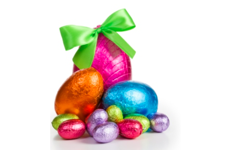 Los huevos de pascua ideal para fechas como semana santa con una gran variedad de colores y rellenos de chocolate.
