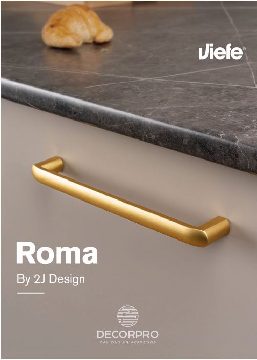 El tirador Roma es una actualización de un clásico. Su forma redondeada es agradable al tacto y fácilmente adaptable a todo tipo de mobiliario. Fabricado en zamak, Roma es un complemento cómodo, elegante y atemporal. Disponible en acabado cromo y también en níquel cepillado la reinvención de este clásico tirador es para entornos más modernos añadiendo el oro cepillado y el negro mate como nuevos acabados.


Material: Zamak



Diseñador: Diseño 2J

