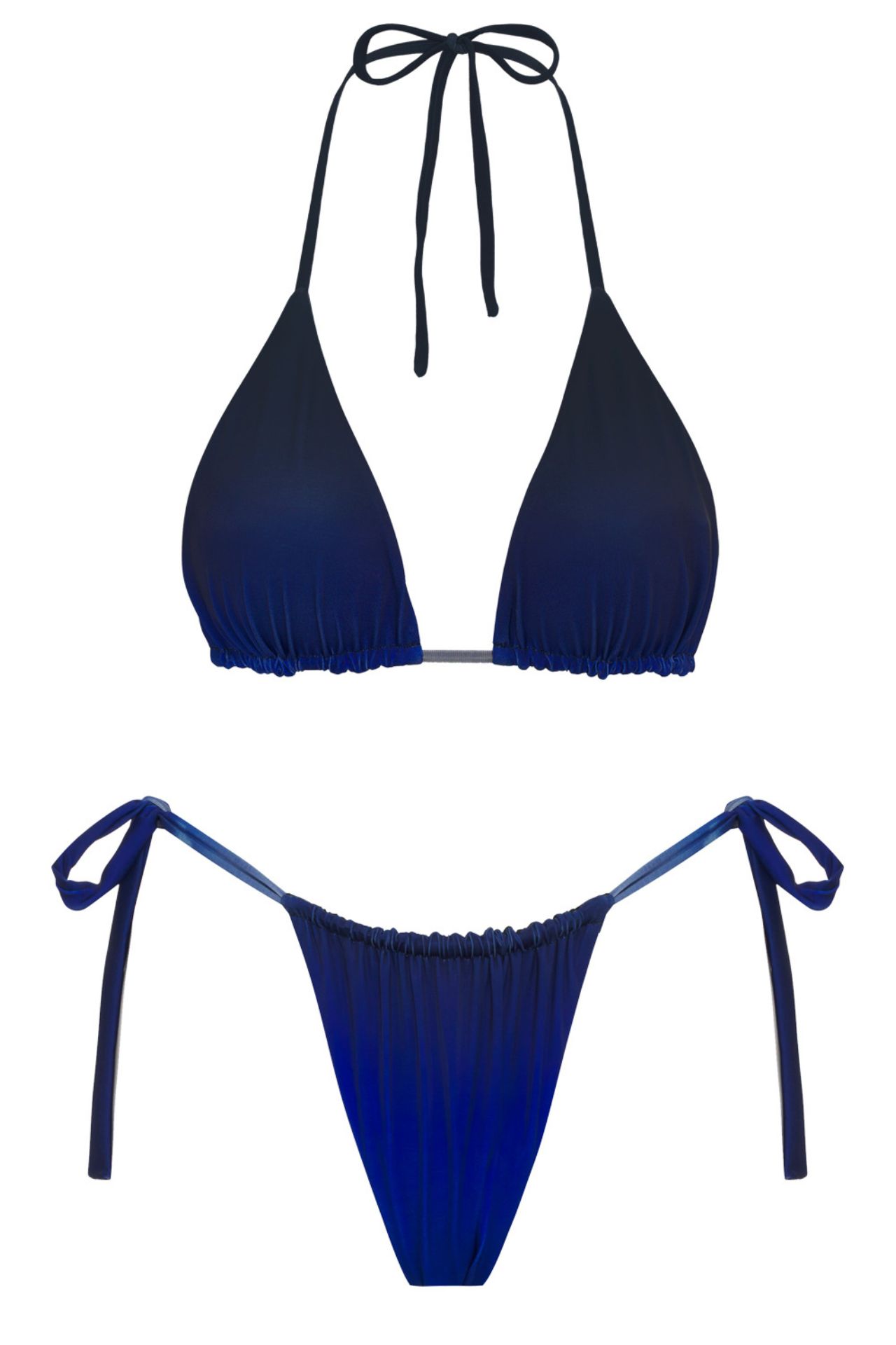 Nuestro Bikini Alexis Maverick cuenta con un top triangulo que es comodo y regulable. El bottoom regulable en la parte de adelante y atrás con pitas para amarrar a los costados.

- Material -

78% Nylon

22% Elastane




